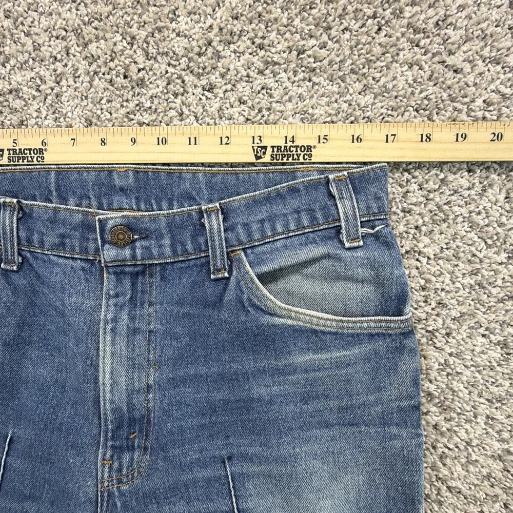 Vintage 80's Levi's 684 Orange Tab Bell Faded Denim‎ Jeans 36x33 (Fits 33x28)